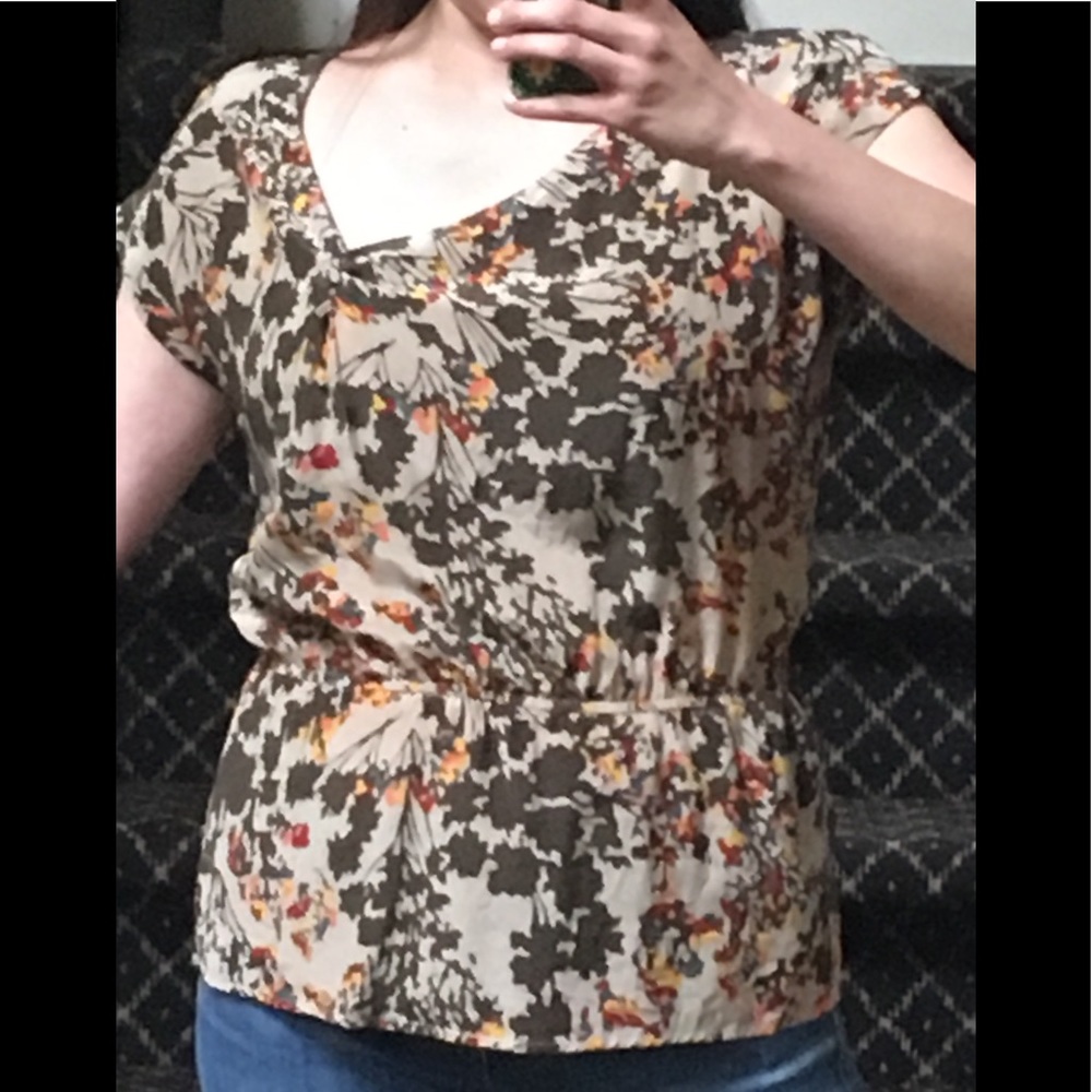 100% silk top
